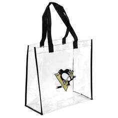 Прозрачная многоразовая сумка Pittsburgh Penguins Unbranded