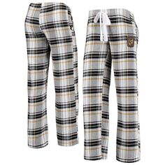 Женские спортивные фланелевые брюки Concepts Black/Gold LAFC Accolade Unbranded