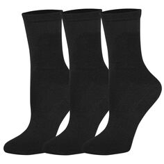 Комплект из 3 женских супермягких носков Calvin Klein Crew Calvin Klein, черный