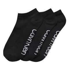 Набор из 3 женских супермягких вязанных носков Calvin Klein No Show Calvin Klein, черный