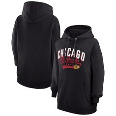 Пуловер с капюшоном G-III 4Her by Carl Banks Chicago Blackhawks, черный