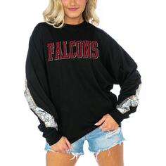 Футболка с длинным рукавом Gameday Couture Atlanta Falcons, черный