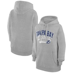 Пуловер с капюшоном G-III 4Her by Carl Banks Tampa Bay Lightning, серый