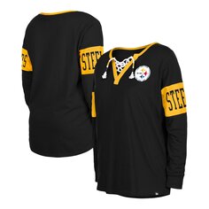 Футболка с длинным рукавом New Era Pittsburgh Steelers, черный