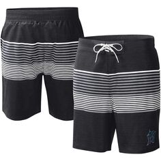 Пляжные шорты G-III Sports by Carl Banks Miami Marlins, черный