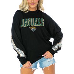 Футболка с длинным рукавом Gameday Couture Jacksonville Jaguars, черный