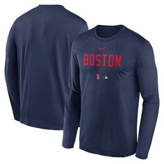 Футболка с длинным рукавом Nike Boston Red Sox, нави