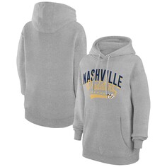 Пуловер с капюшоном G-III 4Her by Carl Banks Nashville Predators, серый