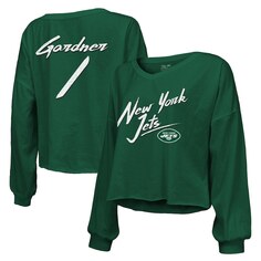 Футболка с длинным рукавом Majestic Threads New York Jets, зеленый
