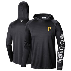 Футболка с длинным рукавом Columbia Pittsburgh Pirates, черный