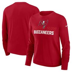 Футболка с длинным рукавом Nike Tampa Bay Buccaneers, красный