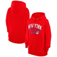 Пуловер с капюшоном G-III 4Her by Carl Banks New York Rangers, красный