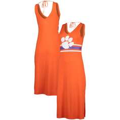Платье макси G-III 4Her by Carl Banks Clemson Tigers, оранжевый