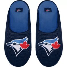 Мужские слиперы с цветными блоками и большим логотипом FOCO Toronto Blue Jays