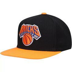 Мужская черная бейсболка Mitchell &amp; Ness New York Knicks Core Basic Snapback