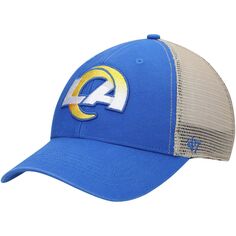 Мужская кепка Snapback с логотипом MVP Royal/Natural Los Angeles Rams &apos;47