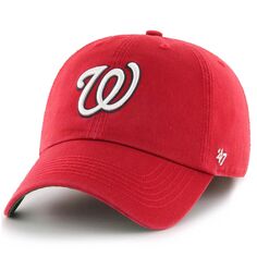 Мужская приталенная шляпа Red Washington Nationals Team &apos;47 по франшизе