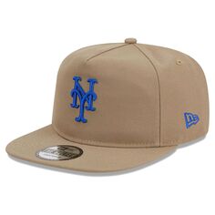 Мужская регулируемая кепка New Era цвета хаки New York Mets Golfer