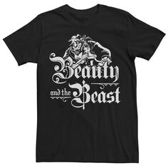 Мужская футболка с изображением пары Disney&apos;s Beauty and the Beast