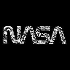 Worm Nasa — мужская толстовка с круглым вырезом Word Art LA Pop Art