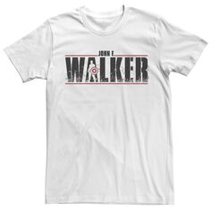 Мужская футболка с логотипом Marvel The Falcon and The Winter Soldier John F. Walker Licensed Character