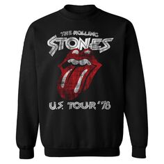 Мужской свитшот Rolling Stones US Tour 78 Licensed Character