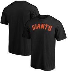 Мужская черная футболка Fanatics с официальной надписью San Francisco Giants