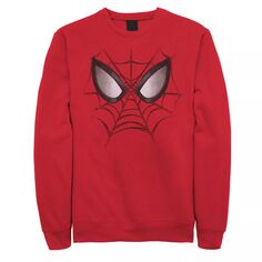 Мужской флисовый пуловер с рисунком Marvel Spider-Man Web Face