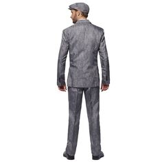 Мужской костюм Suitmeister Slim Fit, новинка 20-х годов, гангстерский костюм