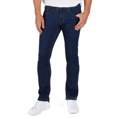 Мужские ультрамягкие эластичные спортивные джинсы IZOD прямого кроя SportFlex