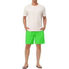 Мужские летние повседневные пляжные шорты для плавания на талии с сетчатой ​​подкладкой и шнурком на талии Lars Amadeus