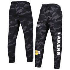 Мужские джоггеры в тон New Era Black/Camo Los Angeles Lakers