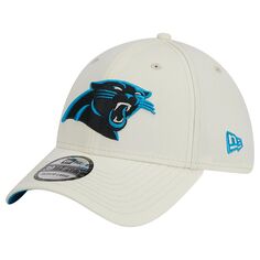 Мужская кремовая кепка New Era Carolina Panthers Classic 39THIRTY Flex Hat