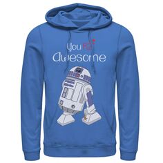 Мужская толстовка с капюшоном Star Wars R2-D2 &quot;You R2 Awesome&quot;