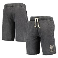 Мужские черные альтернативные шорты с меланжевым рисунком Texas Longhorns Victory Lounge Shorts