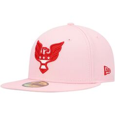 Мужская облегающая шляпа New Era Pink DC United Pastel Pack 59FIFTY