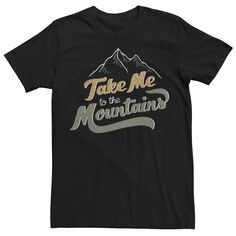 Мужская футболка Take Me To The Mountains Generic