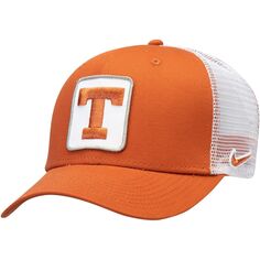 Мужская кепка Nike Texas Orange Texas Longhorns с альтернативным логотипом Classic 99 Trucker Регулируемая бейсболка Snapback