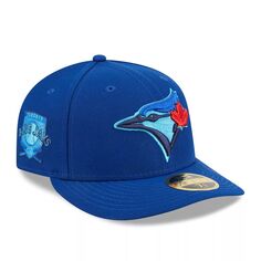 Мужская облегающая шляпа New Era Royal Toronto Blue Jays 2023 MLB Father&apos;s Day Low Profile 59FIFTY