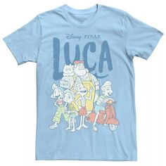 Мужская футболка с логотипом Disney/Pixar Luca Group Shot Licensed Character