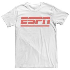 Мужская черная футболка с логотипом ESPN Bristol Connecticut Licensed Character