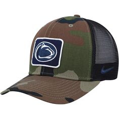 Мужская кепка Nike Camo/Black Penn State Nittany Lions Classic99 Trucker Snapback
