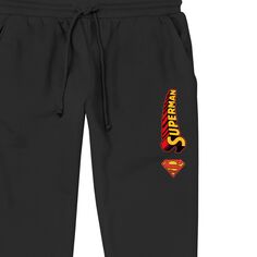 Мужские пижамные брюки-джоггеры с эмблемой Супермена и логотипом Licensed Character