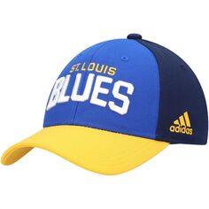 Мужская регулируемая кепка adidas Blue St. Louis Blues Locker Room