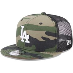 Мужская камуфляжная кепка New Era Los Angeles Dodgers Trucker 9FIFTY Snapback
