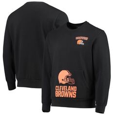 Мужской черный пуловер с карманами FOCO Cleveland Browns