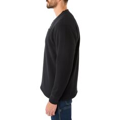Мужская рабочая одежда Smith&apos;s - термостойкий пуловер из шерпы стандартного кроя на пуговицах на пуговицах Smith&apos;s Workwear