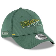 Мужская кепка New Era Green Green Bay Packers 2020, летняя боковая линия НФЛ, официальная гибкая кепка 39THIRTY