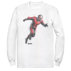 Мужская футболка с длинными рукавами и графическим рисунком Marvel Ant-Man, аэрозольная краска Action Pose