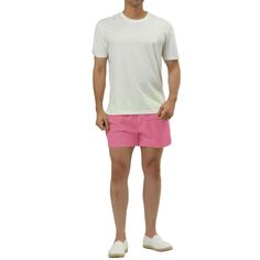 Мужские летние легкие пляжные шорты для плавания с однотонной сетчатой ​​подкладкой Lars Amadeus